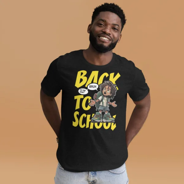 unisex-staple-t-shirt-black-heather-front-2-66e37e468e263.jpg Back To School